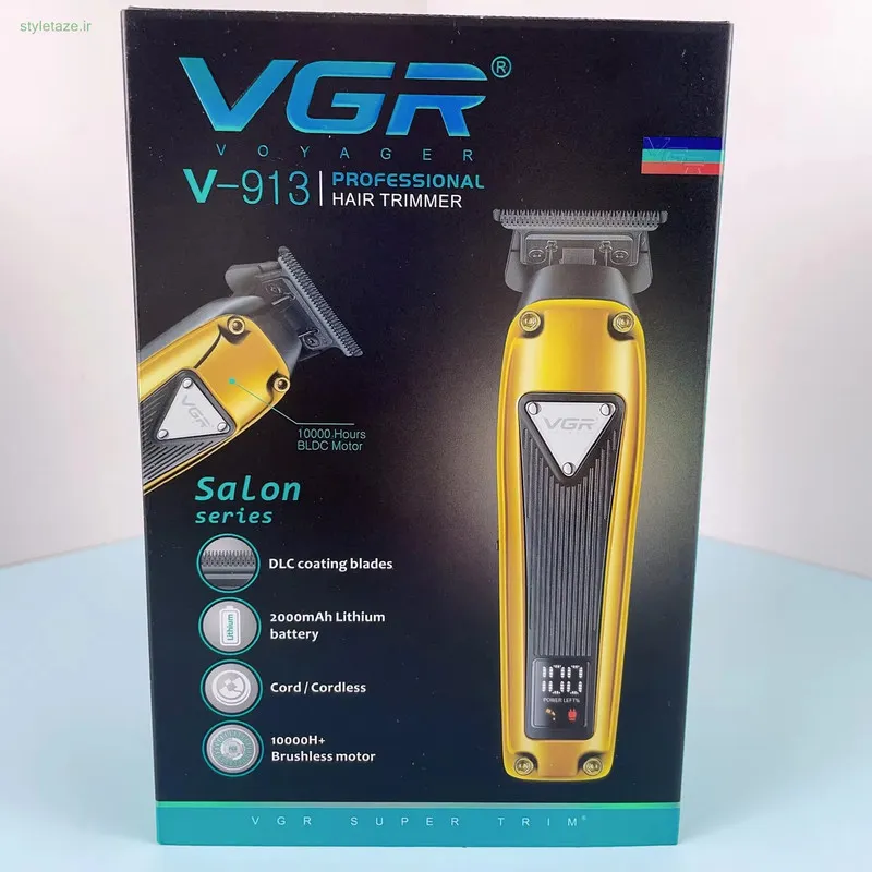 ماشین اصلاح موی سر و صورت وی جی ار مدل V-913 - تصویر 6