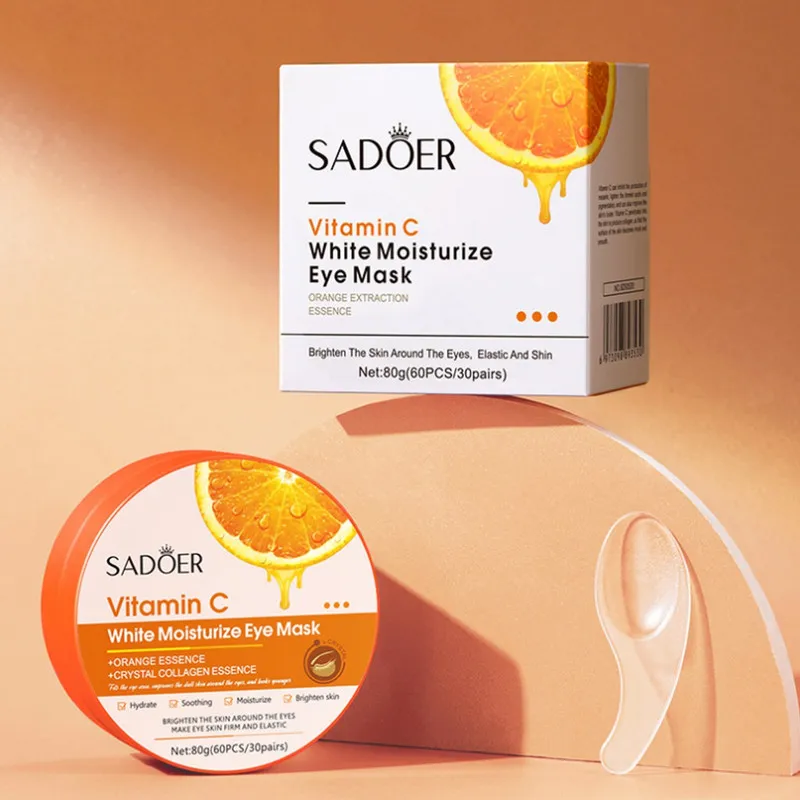ماسک زیر چشم سادور مدل ویتامین c وزن 80 گرم بسته 60 عددی - تصویر 4