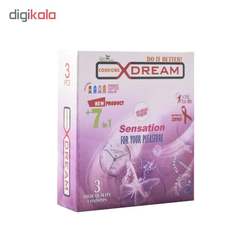 کاندوم ایکس دریم مدل sensation بسته 24 عددی - تصویر 3
