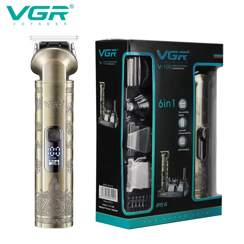 ماشین اصلاح موی سر و صورت وی جی ار مدل v-109 - تصویر 5