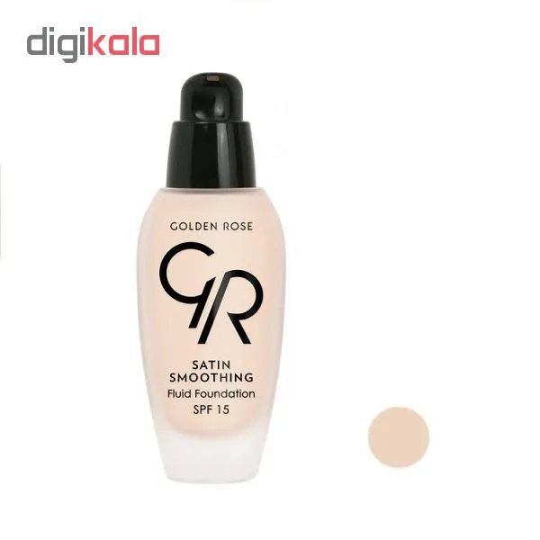 کرم پودر گلدن رز مدل satin شماره 24 حجم 34 میلی لیتر - تصویر 2