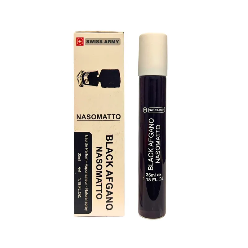 عطر جیبی مردانه سوئیس آرمی مدل Nasomatto Black Afgano حجم 35 میلی لیتر - تصویر 2