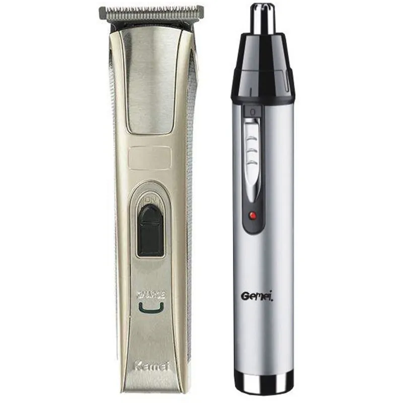 ماشین اصلاح کیمی مدل KM-5017 به همراه موزن گوش و بینی جیمی مدل GM-3107 و به همراه یک عدد رم ریدر هدیه