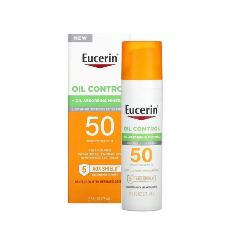 لوسیون ضد آفتاب بدون رنگ اوسرین SPF 50 مدل control مناسب پوستهای چرب حجم 75 میلیلیتر - تصویر 6