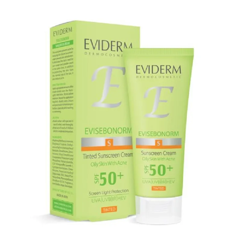 کرم ضد آفتاب رنگی اویدرم SPF 50 مدل 02 مناسب برای پوستهای چرب حجم 40 میلیلیتر - تصویر 2