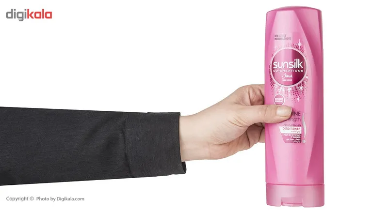 نرم کننده سان سیلک مدل Glowing Shine And Strength حجم 350 میلی لیتر - تصویر 3