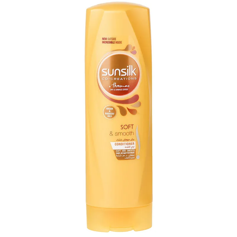 نرم کننده سان سیلک مدل Nourishing Soft And Smooth حجم 350 میلی لیتر