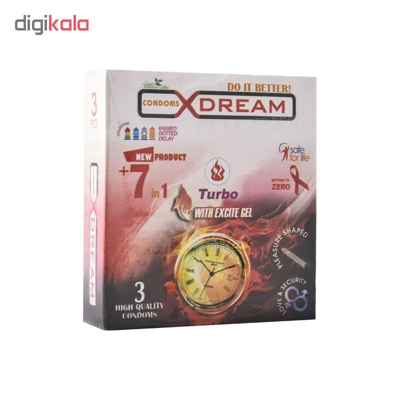 کاندوم ایکس دریم مدل turbo بسته 24 عددی - تصویر 3