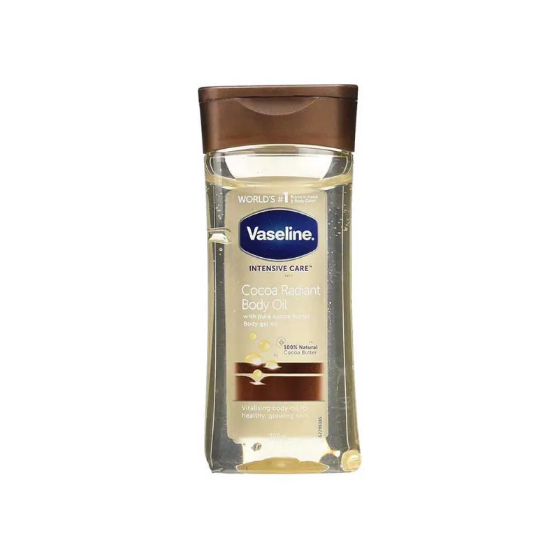 روغن بدن وازلین مدل Cocoa Butter حجم 200 میلیلیتر حاوی کره کاکائو خالص، ترمیمکننده پوست خشک و حساس، جذب سریع، حفظ رطوبت و ایجاد حس بدون چربی
