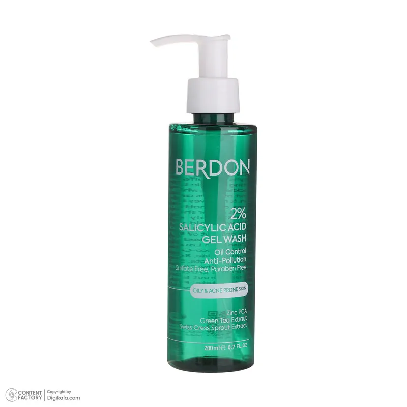 ژل شستشو صورت بردون مدل Salicylic Acid حجم 200 میلی لیتر - تصویر 3