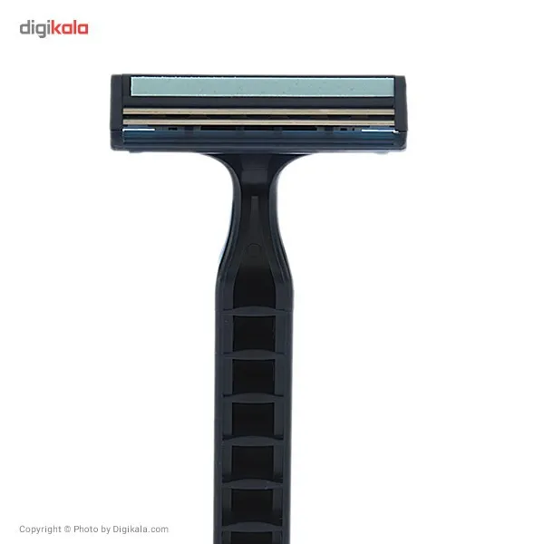 خود تراش سیلور مدل Rubber Grip Blue بسته 5 عددی - تصویر 5