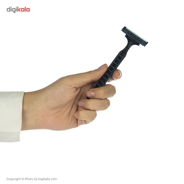 خود تراش سیلور مدل Rubber Grip Blue بسته 5 عددی - تصویر 6