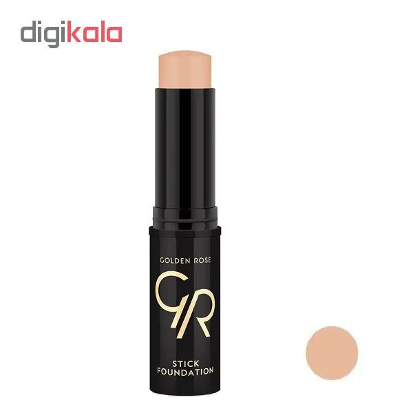 کرم پودر ماتیکی گلدن رز مدل Stick شماره 05 - تصویر 2