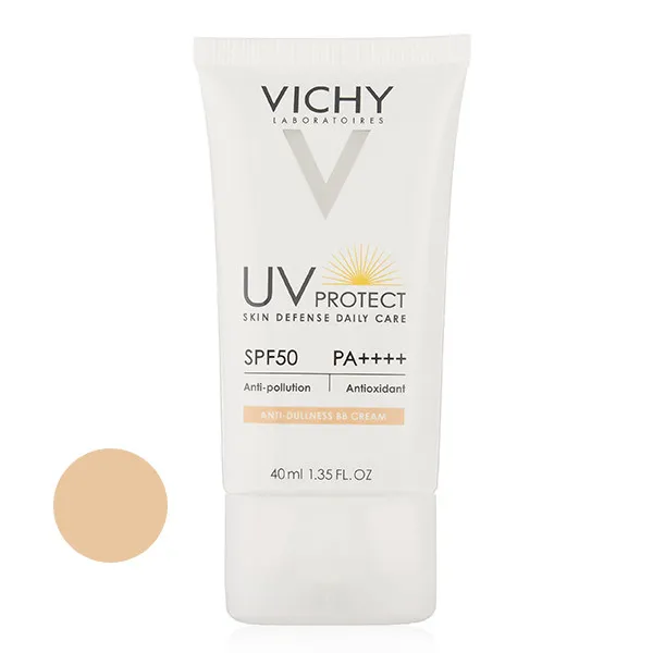 کرم ضد آفتاب رنگی ویشی SPF 50 مدل Anti dullness مناسب برای انواع پوست حجم 40 میلیلیتر