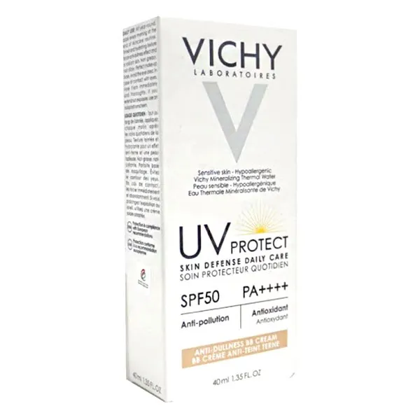 کرم ضد آفتاب رنگی ویشی SPF 50 مدل Anti dullness مناسب برای انواع پوست حجم 40 میلیلیتر - تصویر 2