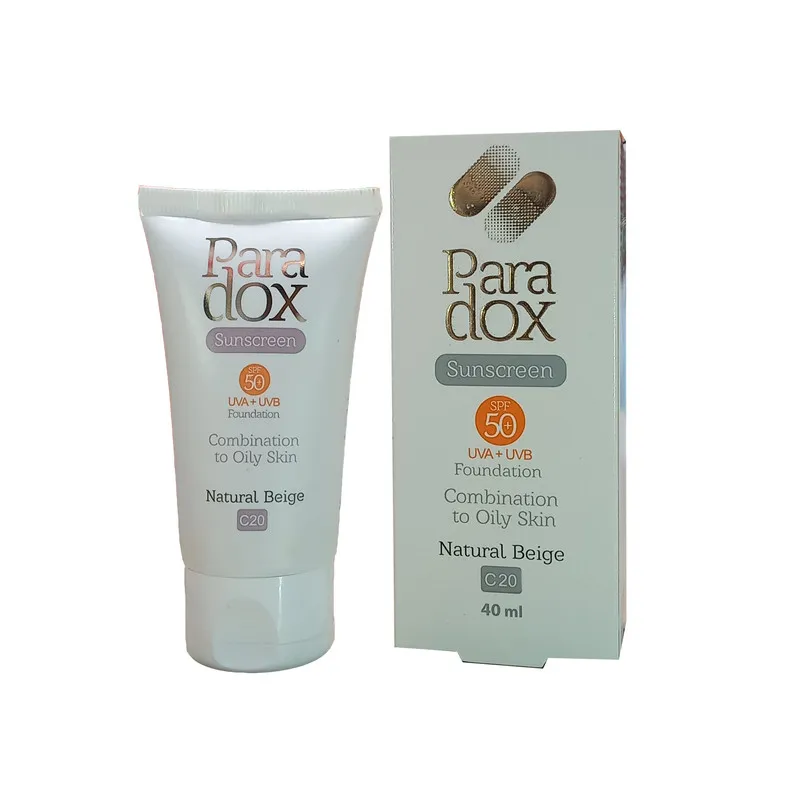کرم ضد آفتاب رنگی پارادوکس SPF 50 مدل 1 مناسب پوستهای مختلط و چرب حجم 40 میلیلیتر - تصویر 4