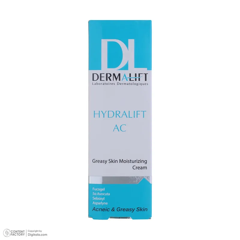 کرم مرطوبکننده درمالیفت مدل Hydralift AC Cream مناسب پوستهای چرب حجم 50 میلیلیتر - تصویر 6