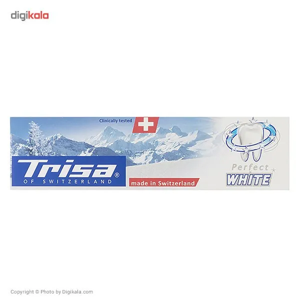 خمیر دندان تریزا مدل Perfect White حجم 75 میلی لیتر - تصویر 5