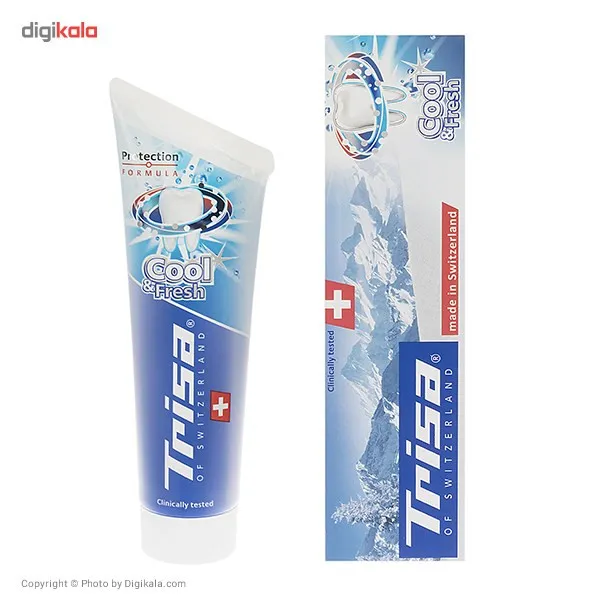 خمیر دندان تریزا مدل Cool And Fresh حجم 75 میلی لیتر - تصویر 4