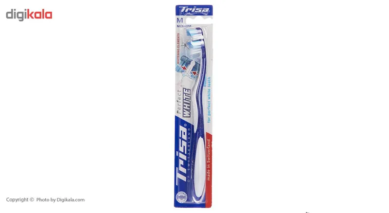 مسواک تریزا مدل Perfect White با برس متوسط - تصویر 3