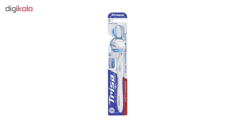 مسواک تریزا مدل Profilac Fine Tip Sensitive با برس نرم - تصویر 3
