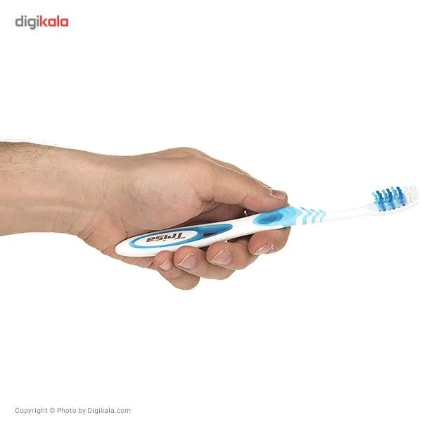 مسواک تریزا مدل Flexible با برس متوسط بسته 2 عددی - تصویر 5