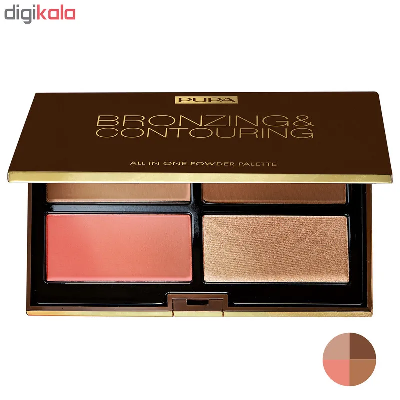 پالت کانتورینگ پوپا سری All In One Powder Palette شماره 003 - تصویر 2