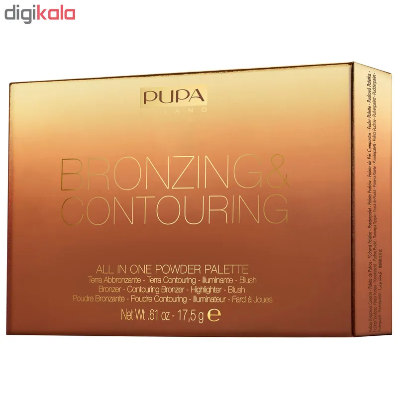 پالت کانتورینگ پوپا سری All In One Powder Palette شماره 001 - تصویر 3