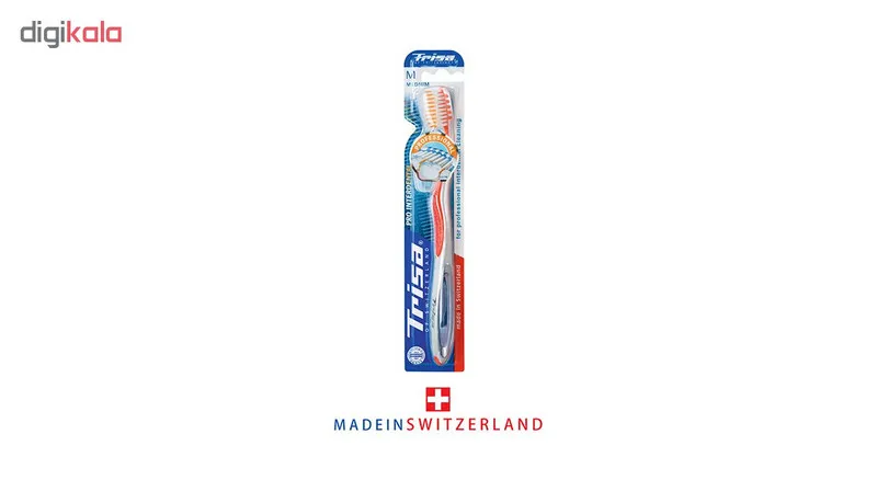 مسواک تریزا مدل Pro Interdental با برس متوسط به همراه درپوش - تصویر 3