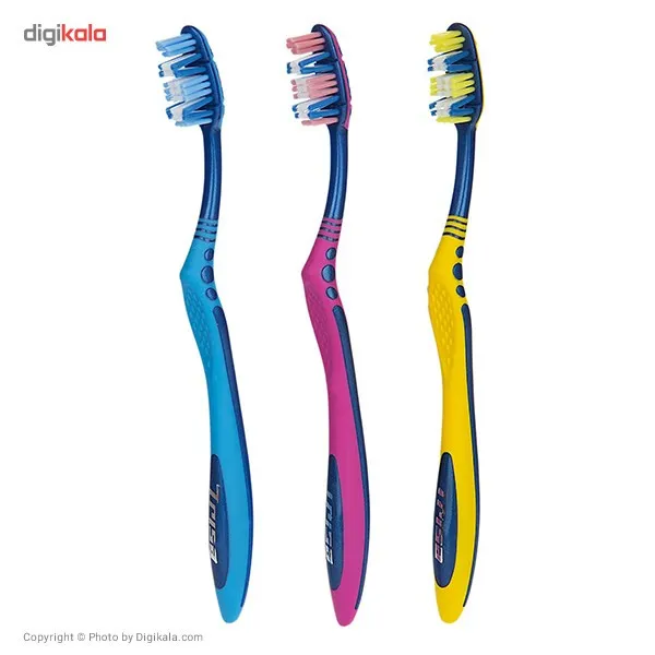 مسواک تریزا سری Super Promo مدل Flexible Head با برس نرم بسته 3 عددی - تصویر 2