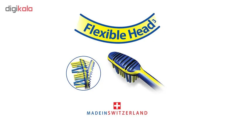 مسواک تریزا سری Super Promo مدل Flexible Head با برس نرم بسته 3 عددی - تصویر 6