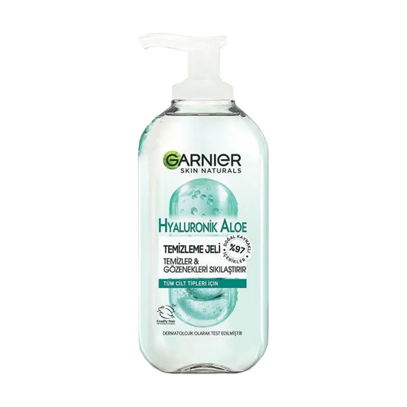 ژل شستشو صورت گارنیه مدل Hyaluronic Aloe حجم 200 میلی لیتر - تصویر 2