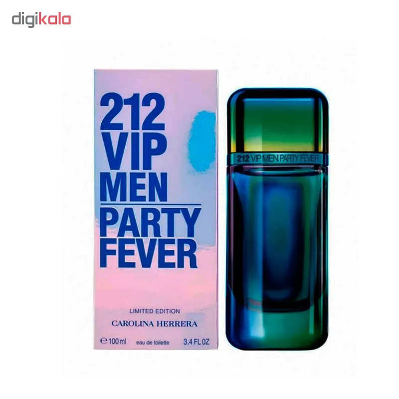 ادو تویلت مردانه کارولینا هررا مدل VIP 212 Men Party Fever حجم 100 میلی لیتر - تصویر 4