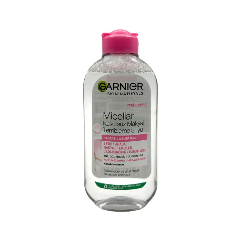 محلول پاک کننده آرایش صورت گارنیه مدل NATURALS حجم 200 میلی لیتر