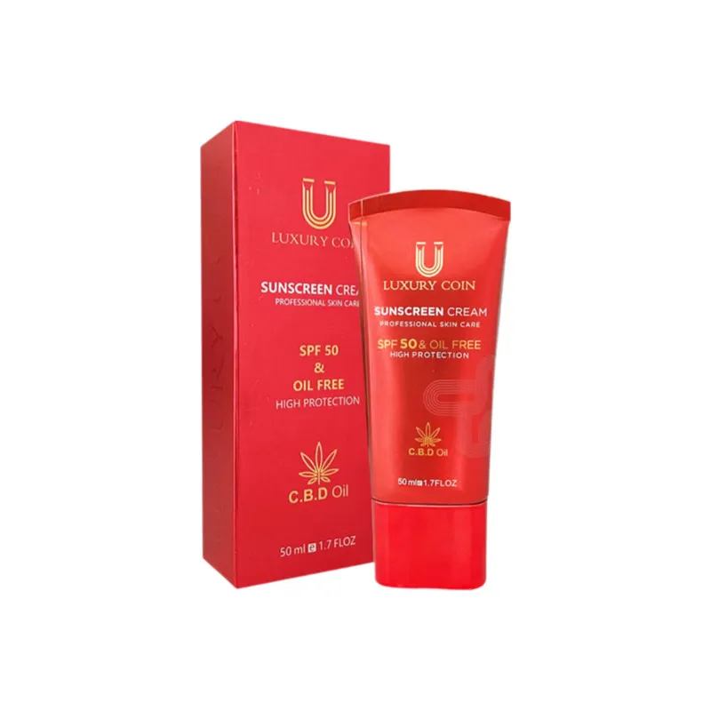 کرم ضدآفتاب بدون رنگ لاکچری کوین SPF50 مدل 001 مناسب انواع پوست، حجم 50 میلیلیتر - تصویر 2