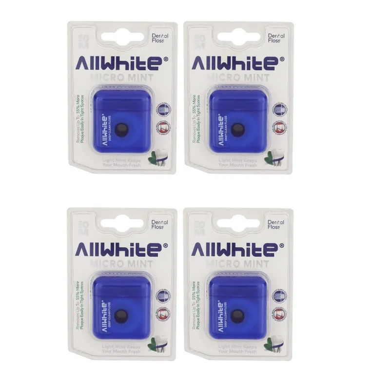 نخ دندان آل وایت مدل micro mint 4 بسته 4 عددی - تصویر 2