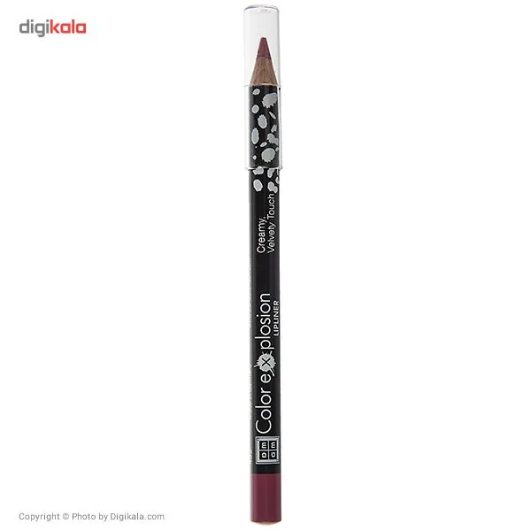 مداد لب دی ام جی ام سری Color Explosion مدل Flushed Rose شماره 02 - تصویر 2