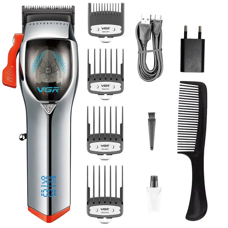 ماشین اصلاح موی سر شارژی وی جی ار مدل V-647 - تصویر 6