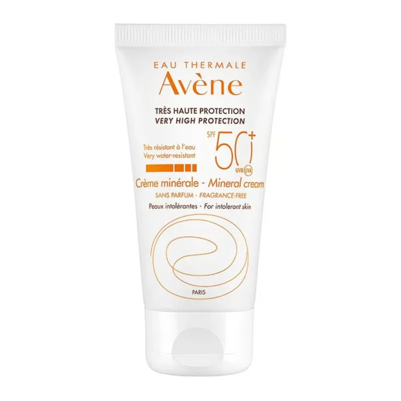 کرم ضد آفتاب بدون رنگ اون SPF 50 مدل مینرال مناسب پوستهای حساس حجم 50 میلیلیتر