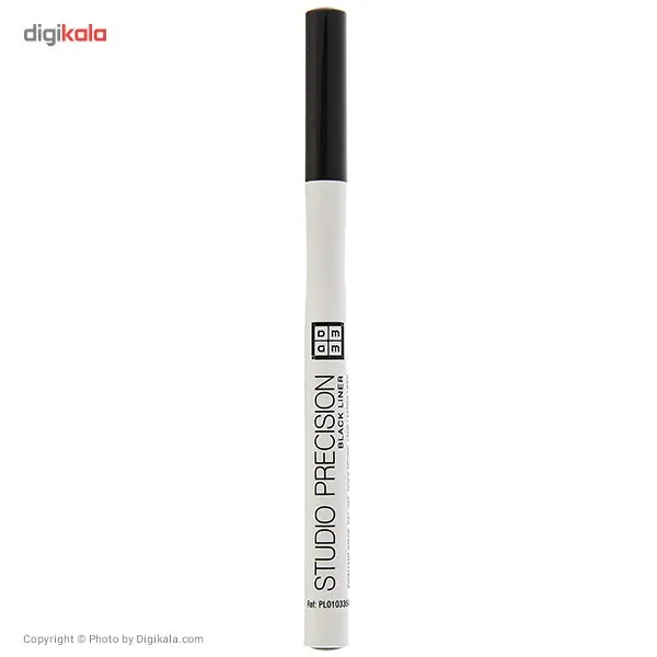 خط چشم دی ام جی ام سری Studio Precision مدل Black Liner - تصویر 3
