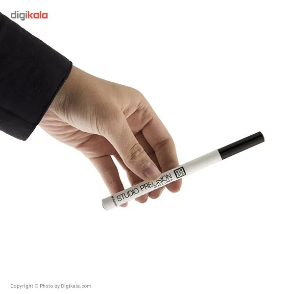 خط چشم دی ام جی ام سری Studio Precision مدل Black Liner - تصویر 5
