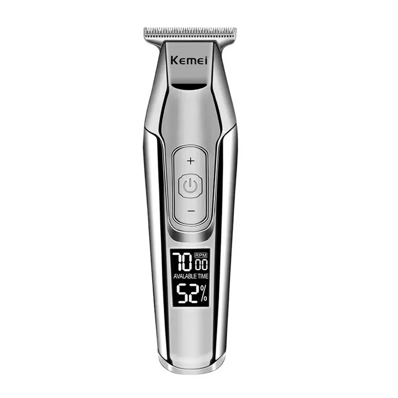 ماشین اصلاح موی سر و صورت کیمی مدل 5027 با باتری قابل شارژ 270 دقیقهای، سرعت موتور 7000 RPM، 4 حالت تنظیم سرعت، 3 عدد شانه قابل تنظیم و نمایشگر وضعیت باتری - تصویر 6