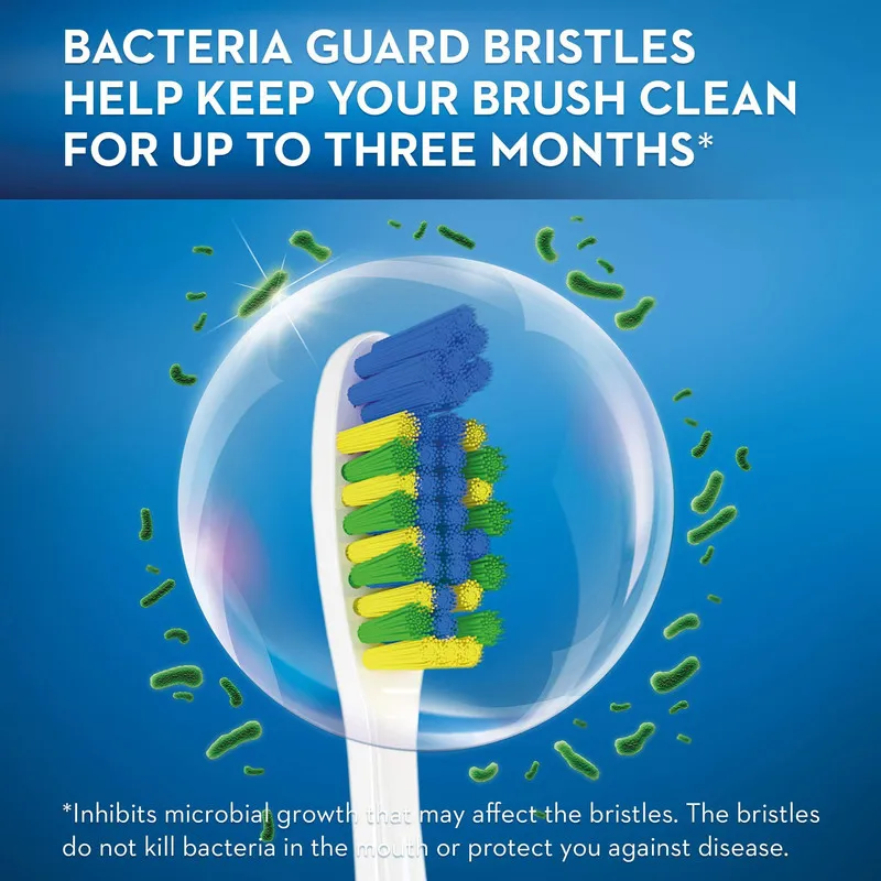 مسواک اورال-بی مدل BACTERIA BLAST با برس نرم مجموعه 3 عددی - تصویر 2