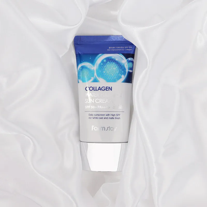 کرم ضد آفتاب بدون رنگ فارم استی SPF 50 مدل Collagen Water مناسب برای انواع پوست وزن 50 گرم - تصویر 2