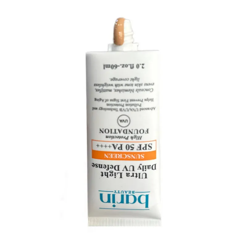 کرم ضد آفتاب رنگی بارین بیوتی SPF50 مدل کلاژن و الاستین ‌مناسب برای انواع پوست‌ حجم 60 میلی لیتر - تصویر 4