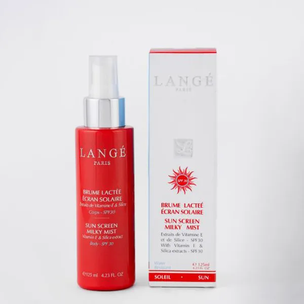 لوسیون ضدآفتاب بدون رنگ لانژه SPF30 مدل MilkyMist مناسب برای انواع پوست، حجم 125 میلیلیتر - تصویر 3