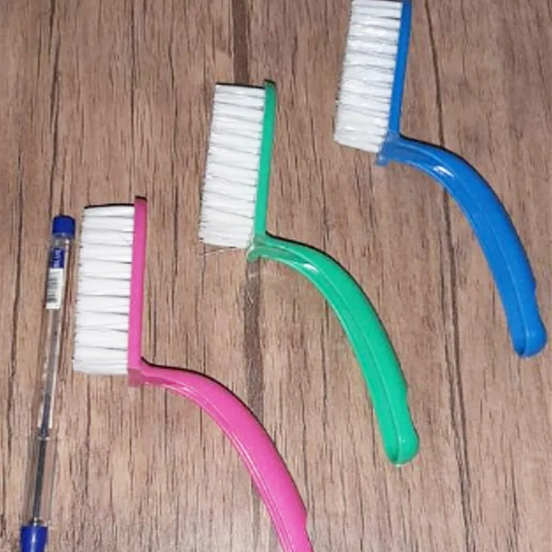 برس شستو شوی ناخن مدل مسواکی بسته 3 عددی - تصویر 2