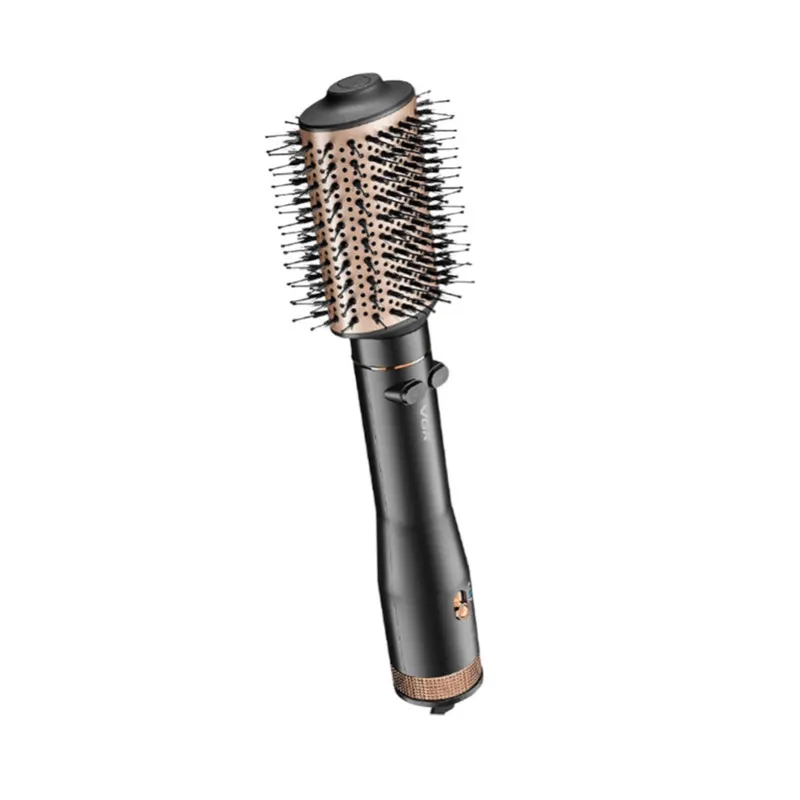 سشوار برسدار چرخشی 800 وات وی جی ار مدل V-494، موتور DC، وزن 300 گرم، المنت فلز، با قابلیت باد سرد، فناوری تولید یون، با قابلیت سیم گردان - تصویر 2