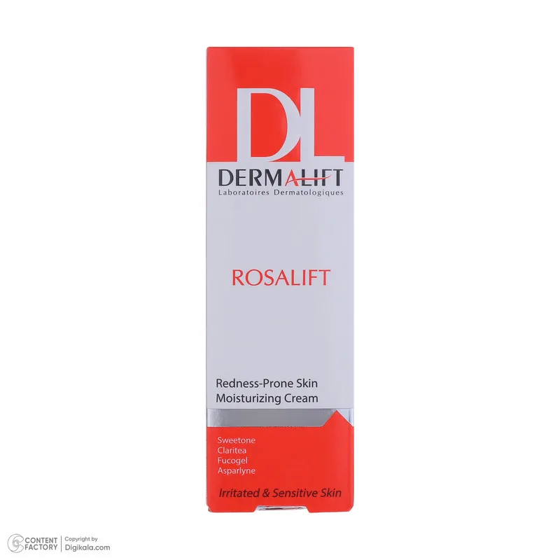 کرم مرطوب کننده صورت درمالیفت مدل Rosalift مناسب پوستهای حساس حجم 30 میلی لیتر - تصویر 4