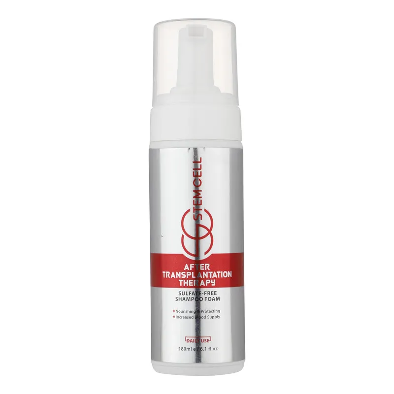 شامپو فوم پس از کاشت مو استم سل مدل Sulfate Free حجم 180 ميلی ليتر